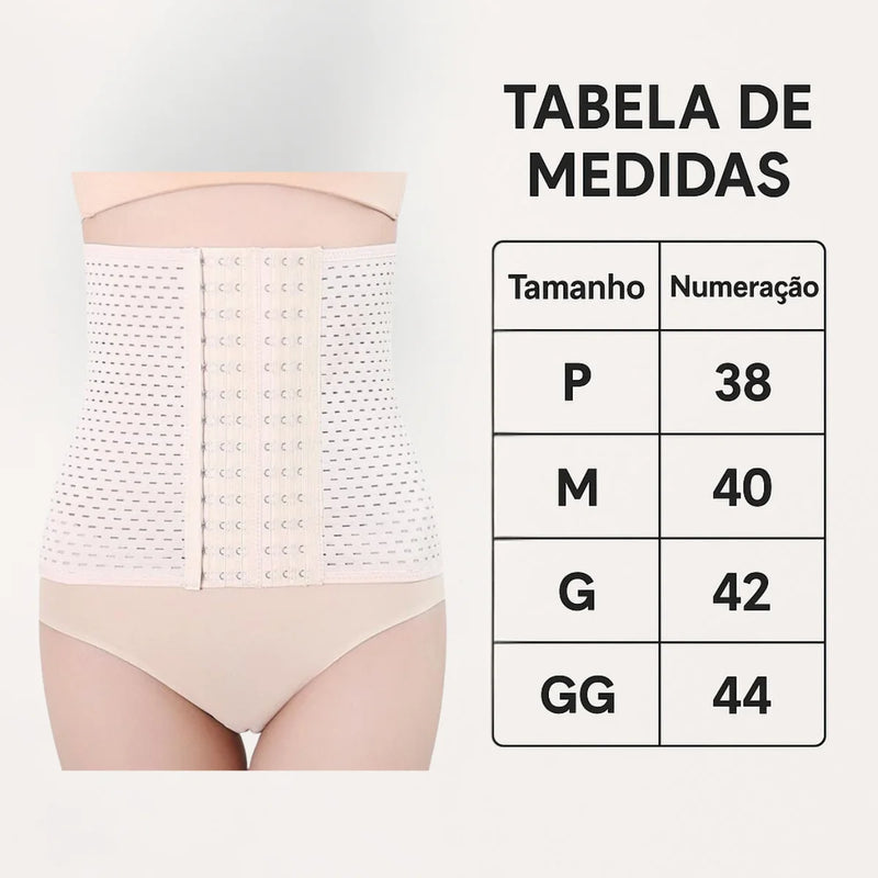 Cinta Modeladora com Vários Ajustes de Tamanho e Pressão